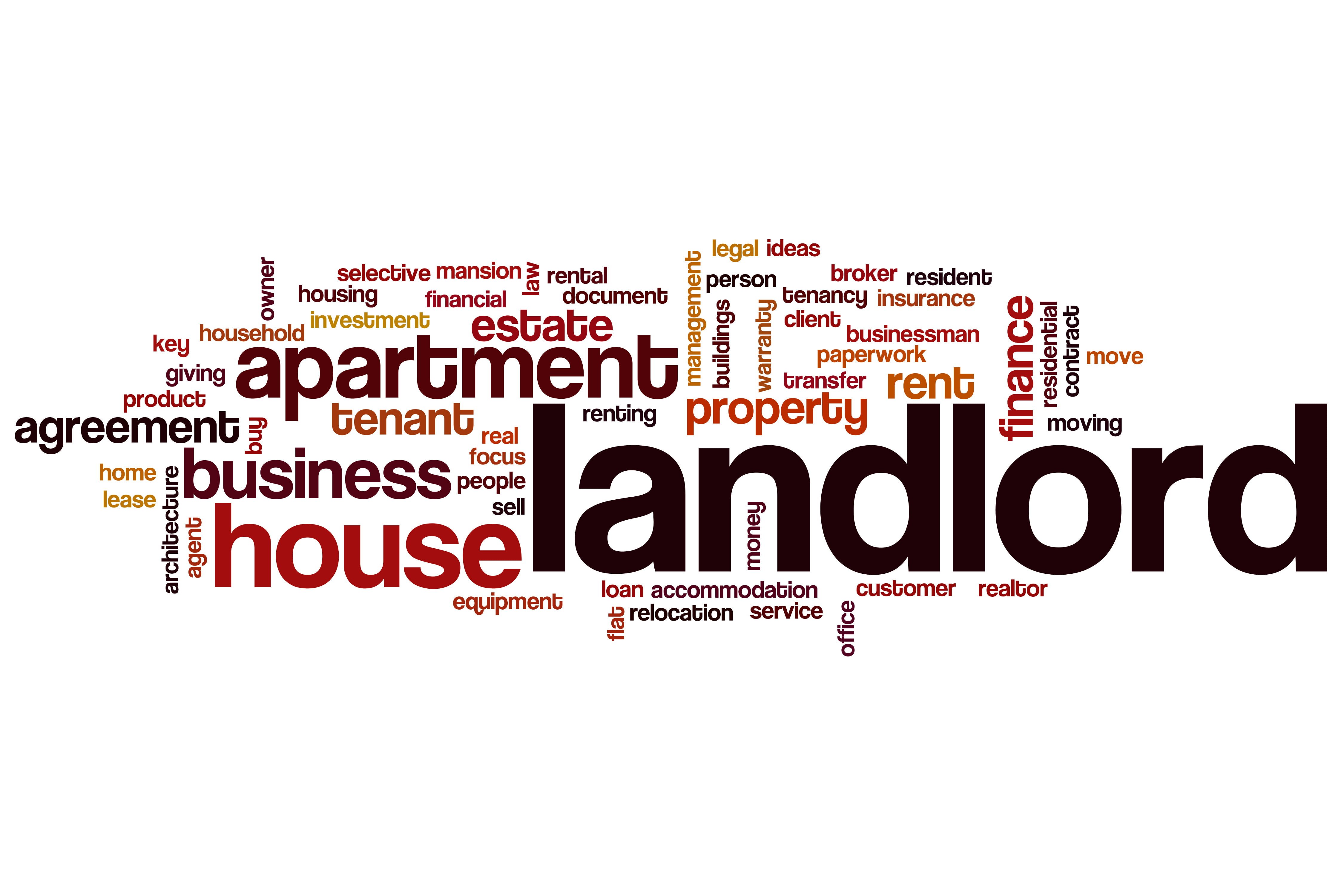 Landlord word cloud